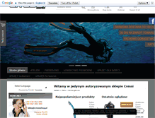 Tablet Screenshot of cressishop.pl